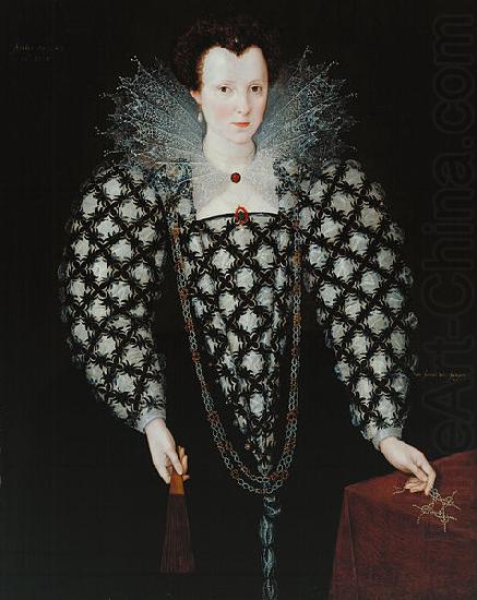 Marcus Gheeraerts Portrait of Mary Rogers, Lady Harington china oil painting image